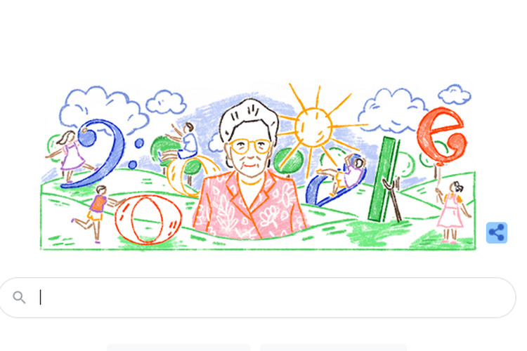 Peringati Hari Kelahiran, Sosok Ibu Kasur Muncul Di Google Doodle