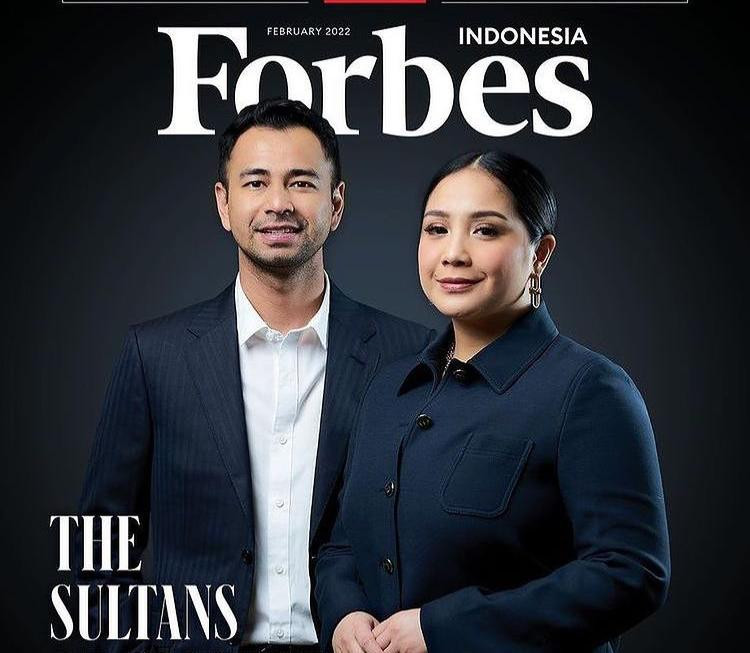 Bangga! Potret Raffi Ahmad dan Nagita Slavina Jadi Cover Majalah Forbes