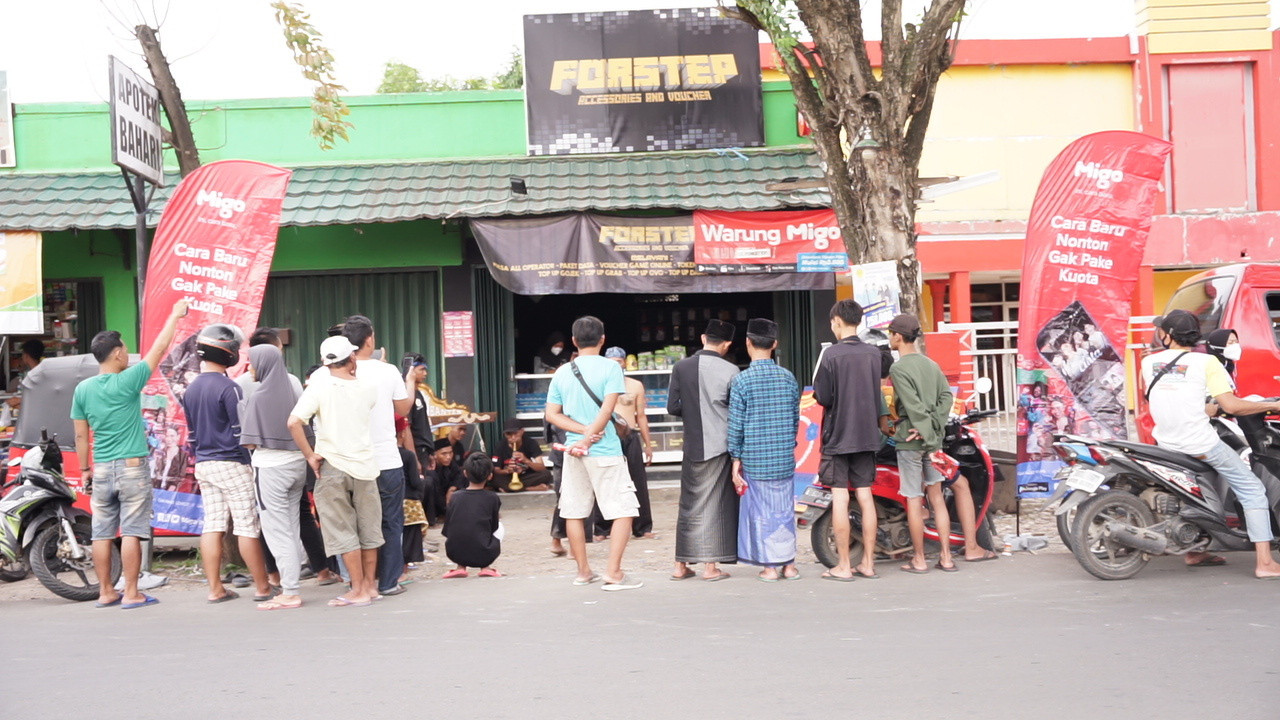Hadir di Serang, Warung Migo Sediakan Layanan Nonton secara Offline