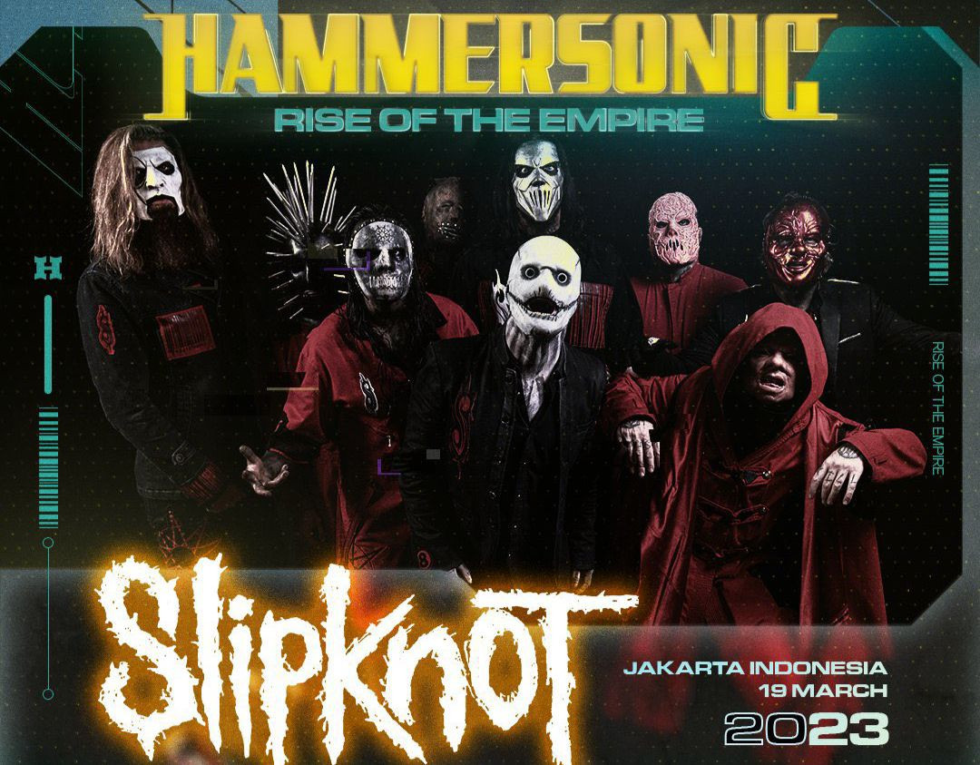 Sempat Tertunda, Slipknot Pastikan Tampil pada Maret 2023 di Hammersonic
