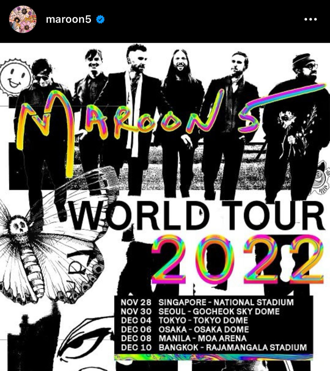 16570114772117672764 Maroon 5 Asian Concert 2022 