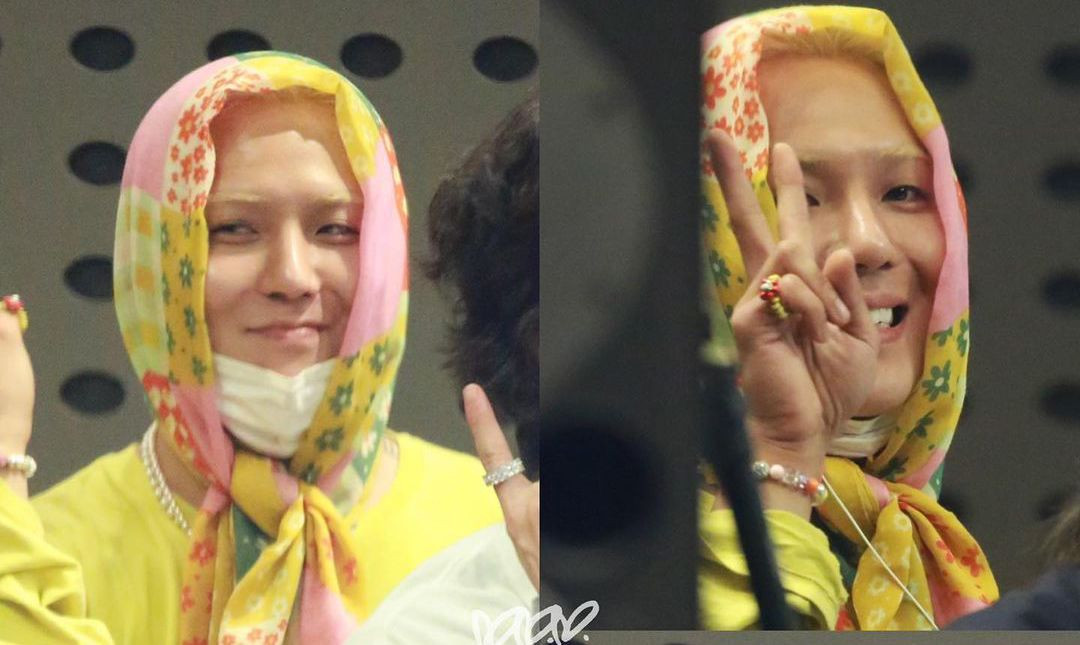 Bikin Heboh Penggemar, Mino WINNER Terciduk Kenakan Pashmina Brand Indonesia