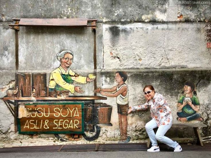 Instagramable, Ini 6 Mural Penang Street Art Colorful Dan Estetik