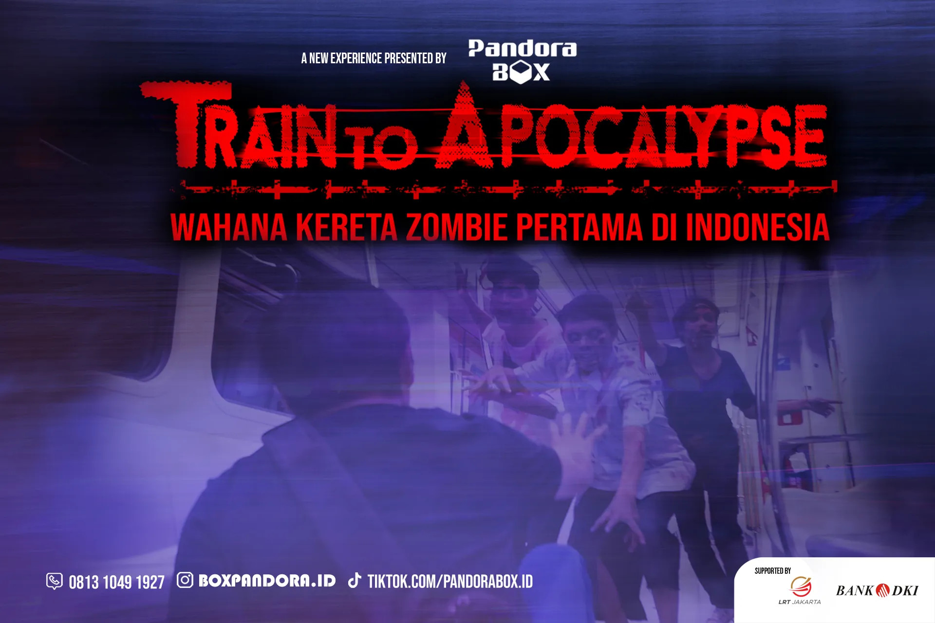 Suka Tantangan? Coba Wahana Kereta Zombie "Train to Apocalypse"