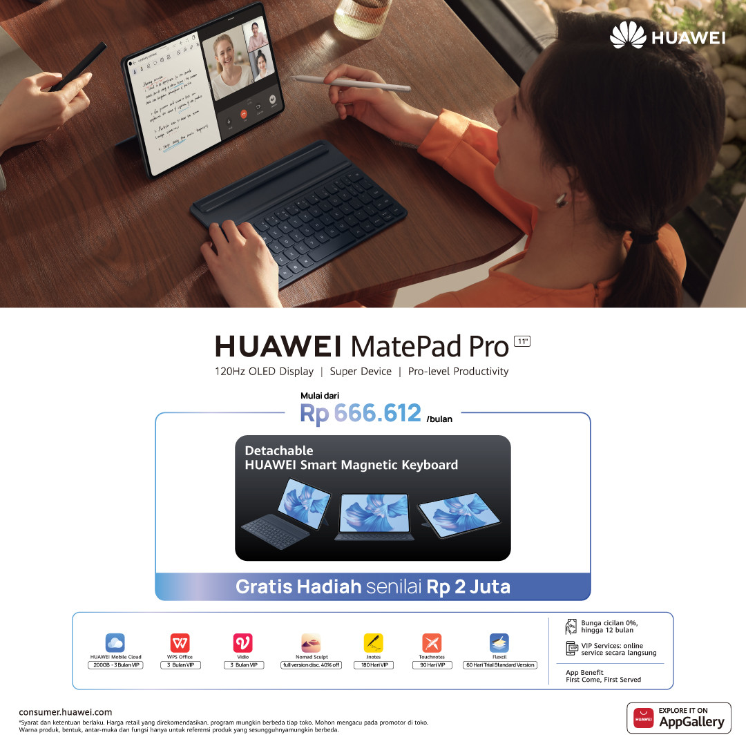 Huawei Matepad Pro Siap Berikan Pengalaman Produktivitas Dan Hiburan Layaknya Pc