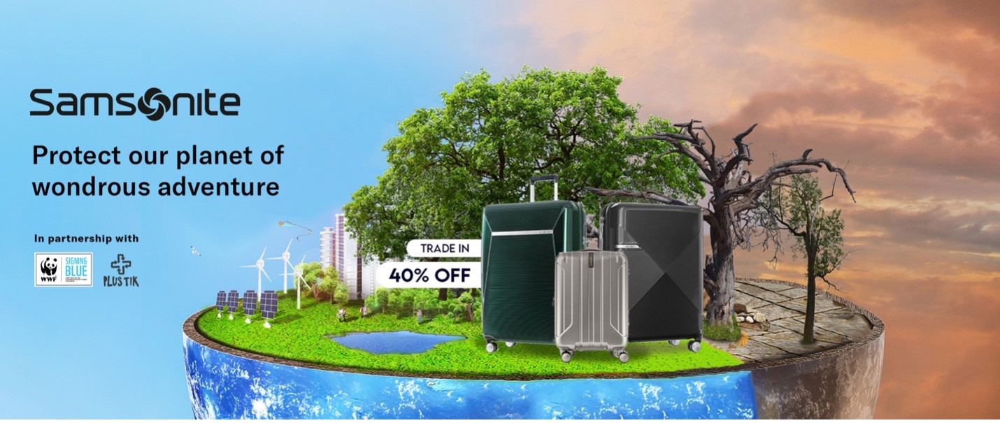 Dukung Pengembangan Lingkungan  Berkelanjutan, Samsonite Kembali Gelar Luggage Trade-In Bersama WWF Indonesia