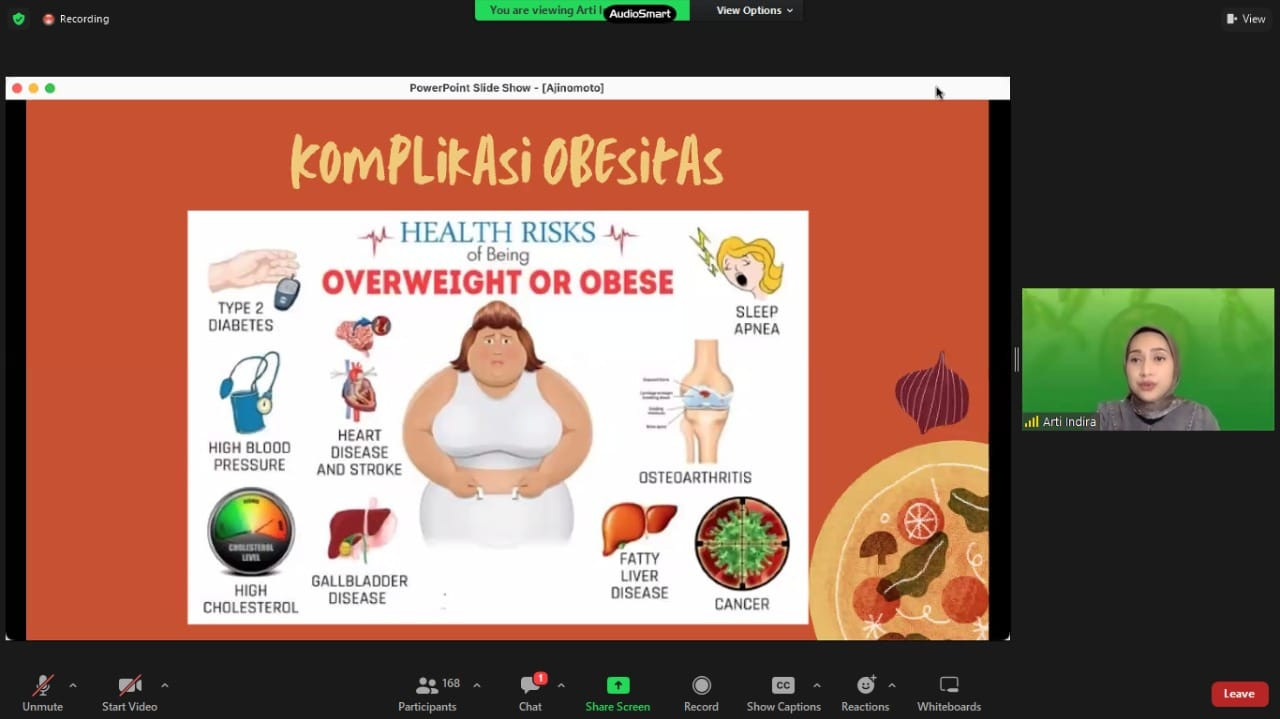 Edukasi Masyarakat, Ajinomoto Hilangkan Stigma Bumbu Umami Sebagai Penyebab Obesitas