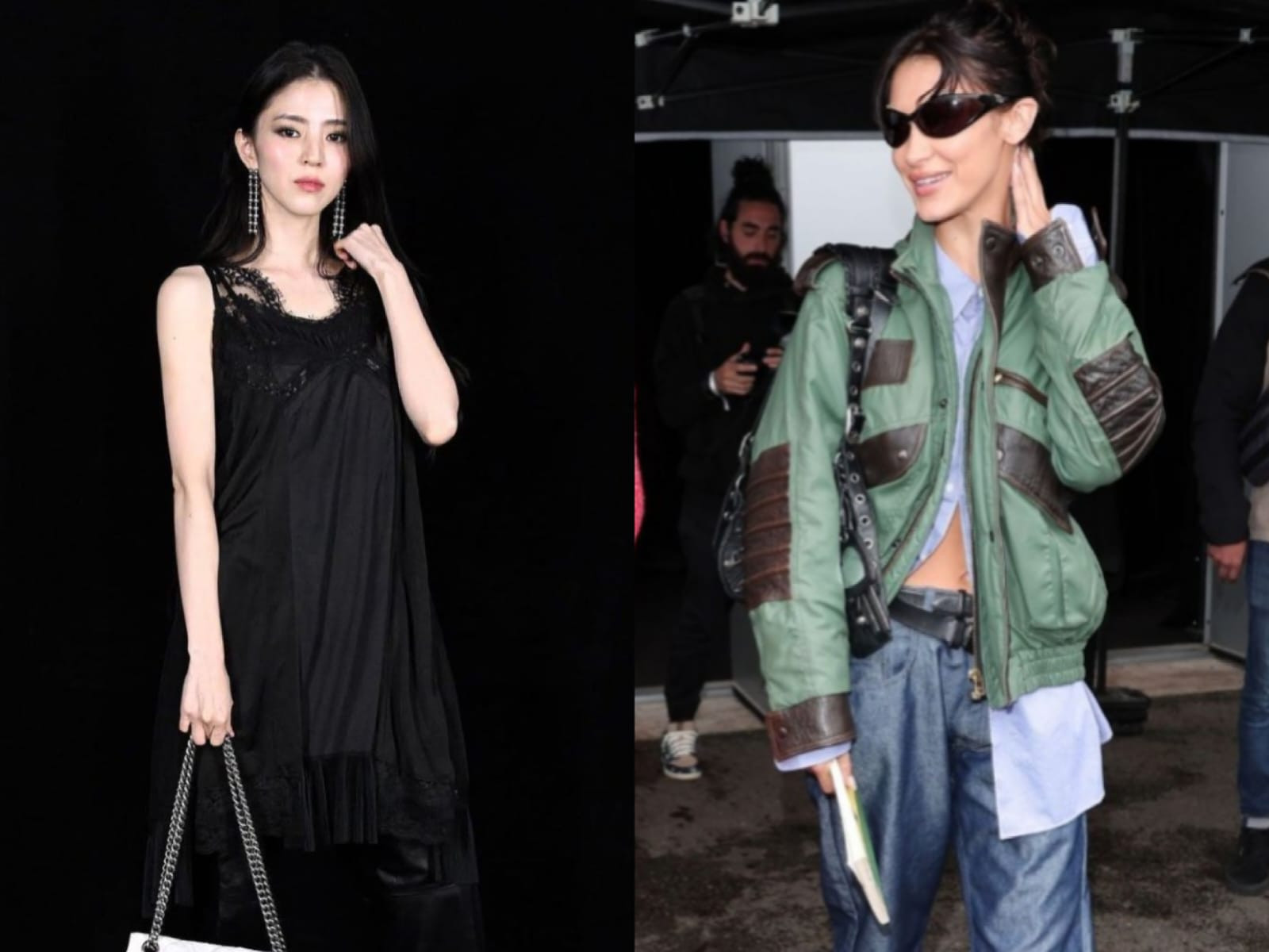 Hadir Di Paris Fashion Week, Han So Hee Bertemu Dengan Bella Hadid