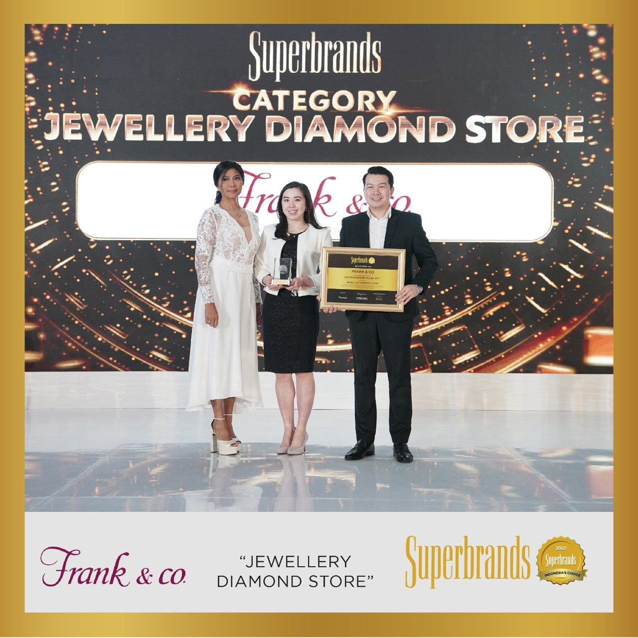 Jadi Brand Perhiasan Pertama Indonesia, Frank & Co. Raih Penghargaan Internasional Superbrands