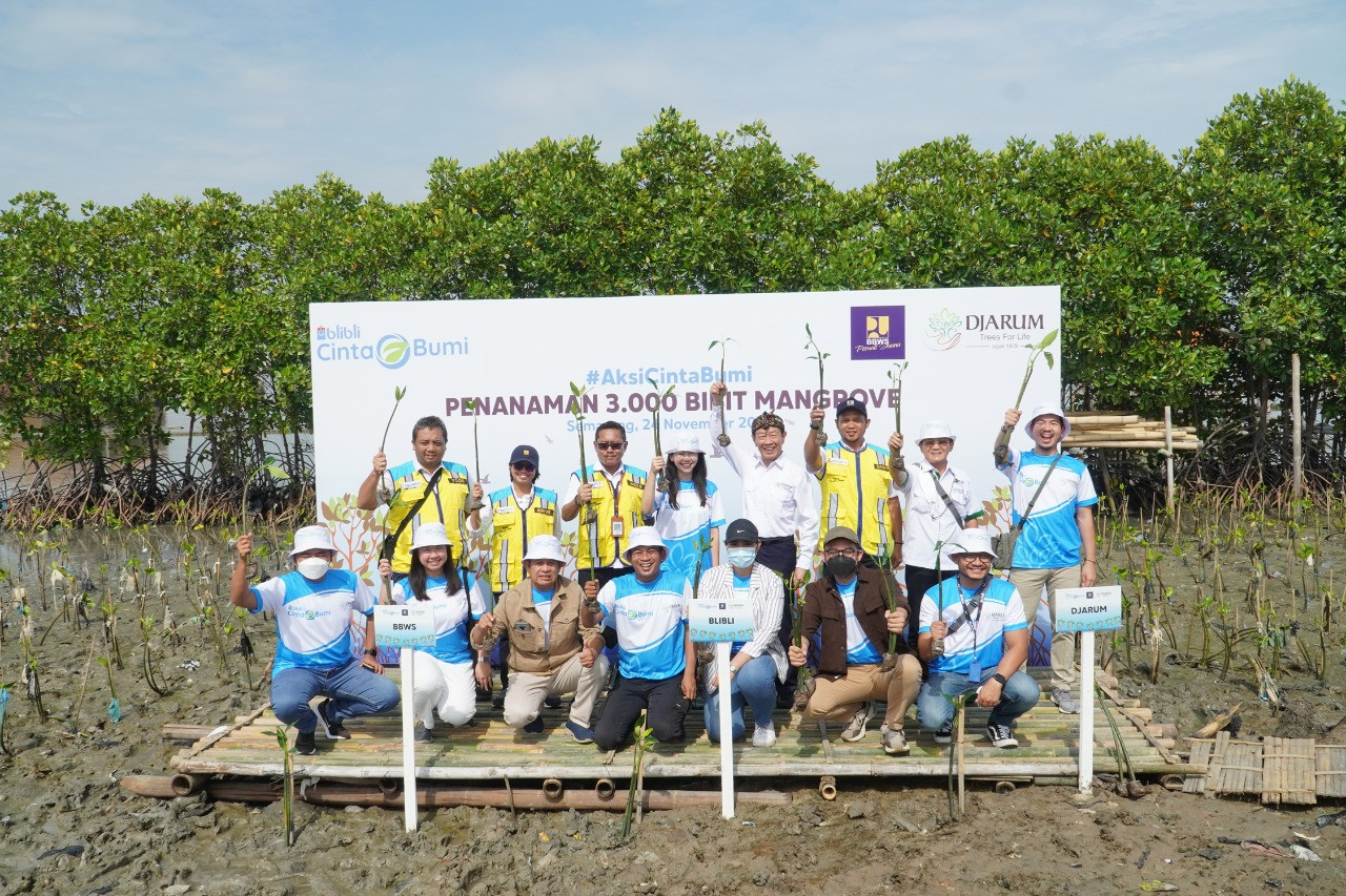 Hari Menanam Pohon, Blibli Dan Djarum Foundation Tanam 3.000 Bibit Mangrove Sejati