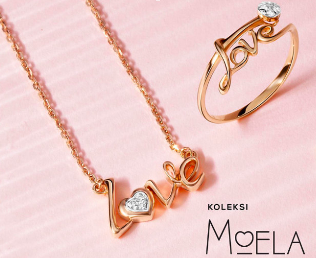 Rayakan Natal Penuh Cinta dengan Perhiasan "Love" yang Unik