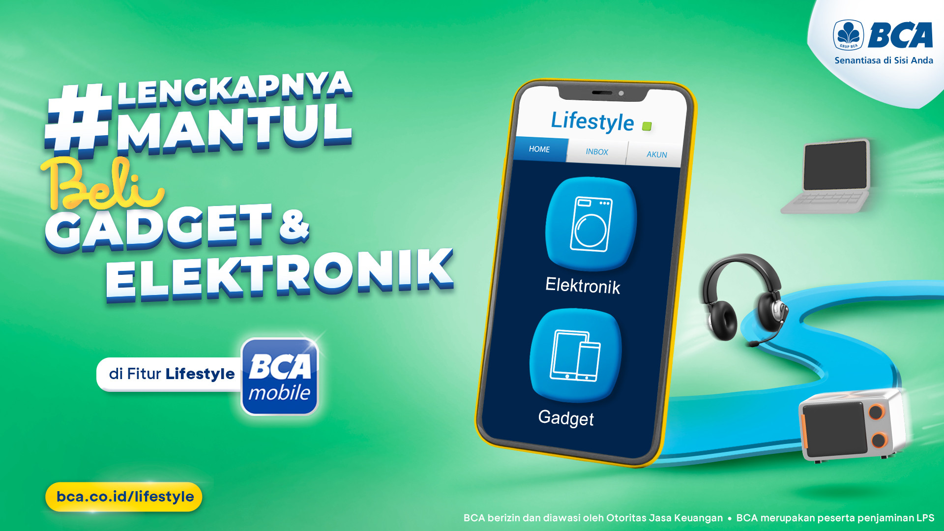 Fitur Lifestyle di BCA mobile Menambah Pilihan Kategori Belanja Gadget dan Elektronik