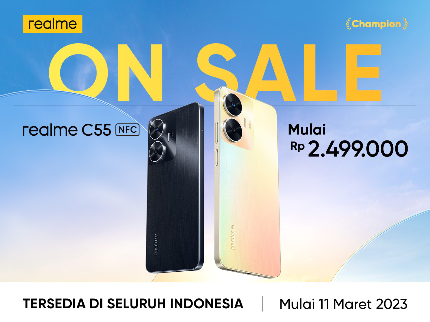 realme C55 NFC Sold out pada 10 Menit Pertama Flash Sale
