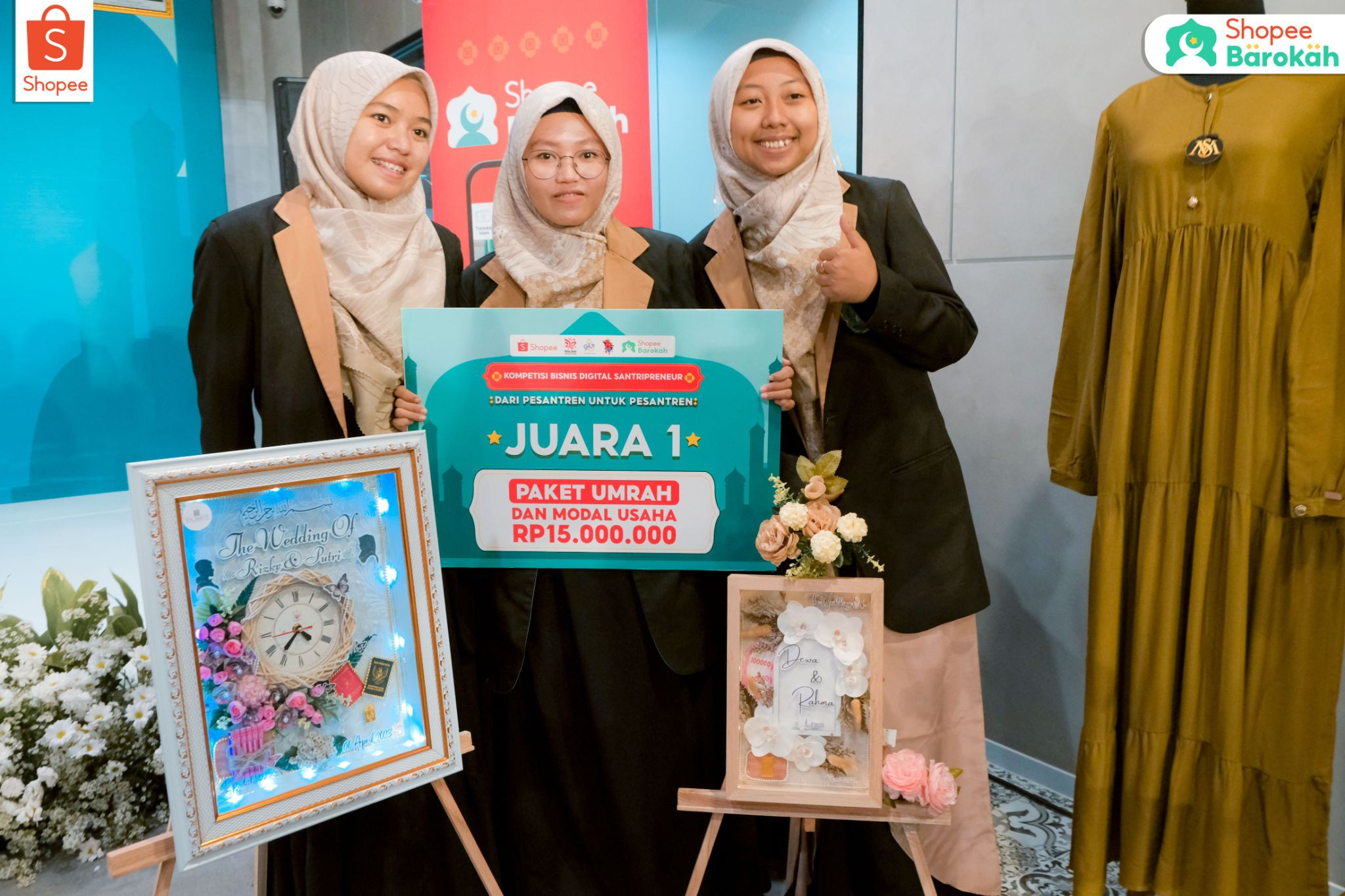 1.000 Usaha Santri Go Digital Bersama Shopee Barokah