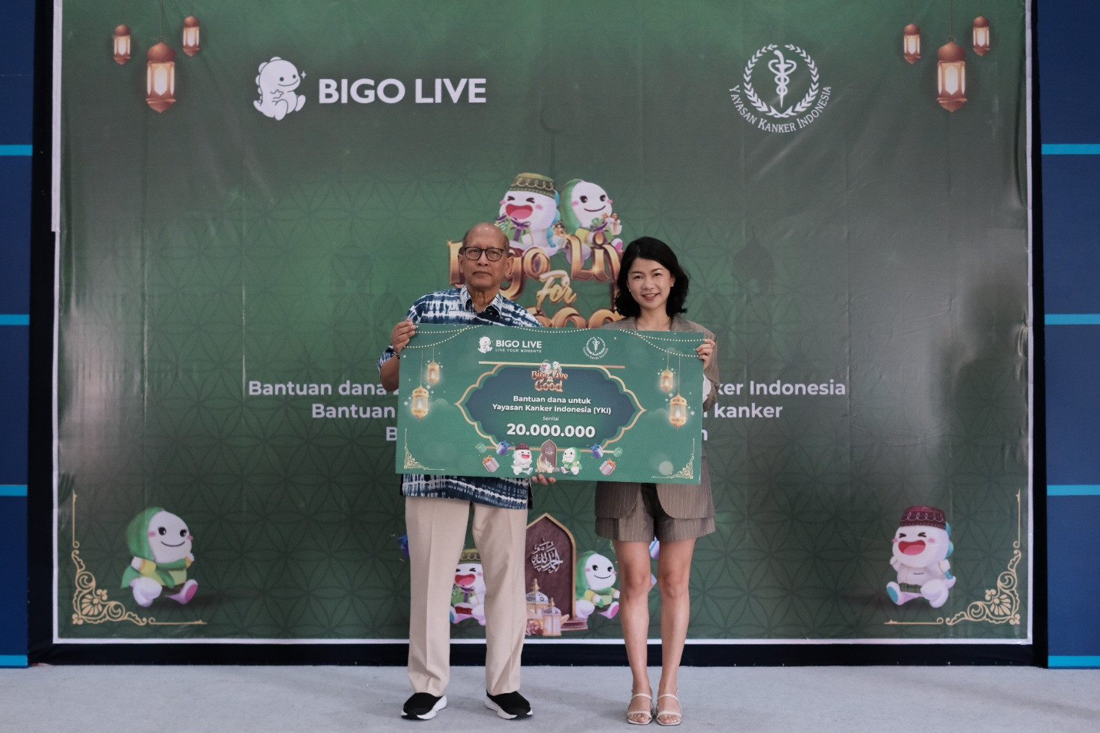 'Bigo Live For Good' Sukses Galang Dana Untuk Yayasan Kanker Indonesia