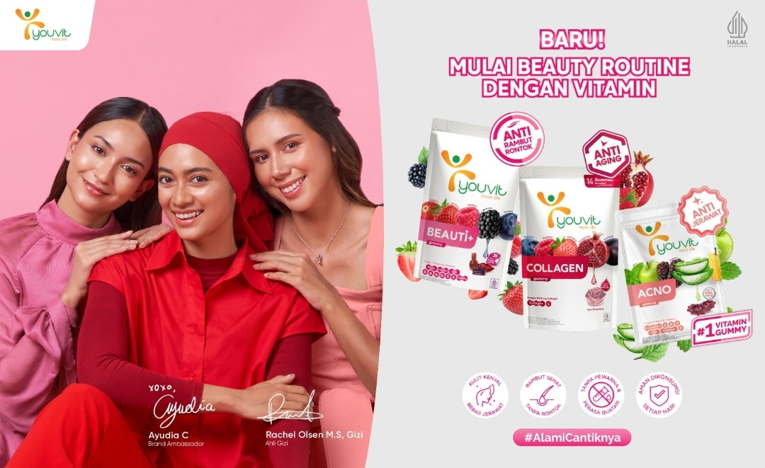 Vitamin Youvit Beauty Untuk Perawatan Kulit Dan Rambut Wanita Indonesia