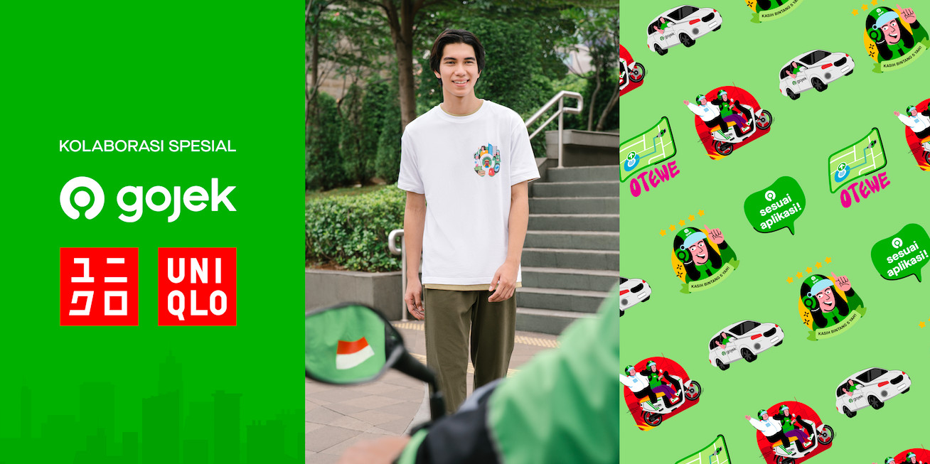 Gojek x UNIQLO Hasilkan Ragam Desain T-shirt Ikonik Gojek dan Hadiah Kejutan
