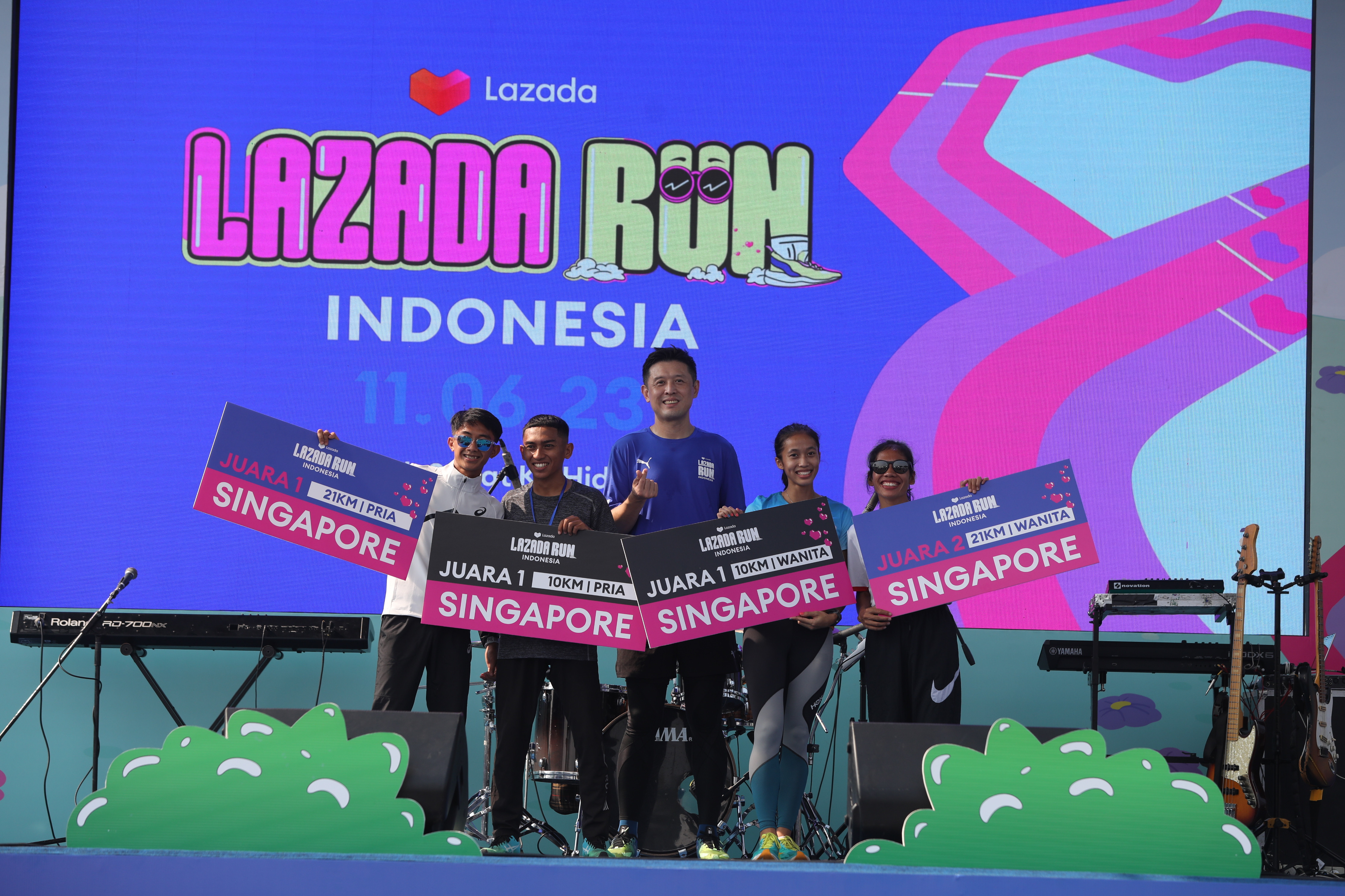 Lazada Run Indonesia Digelar Dengan Ribuan Pelari