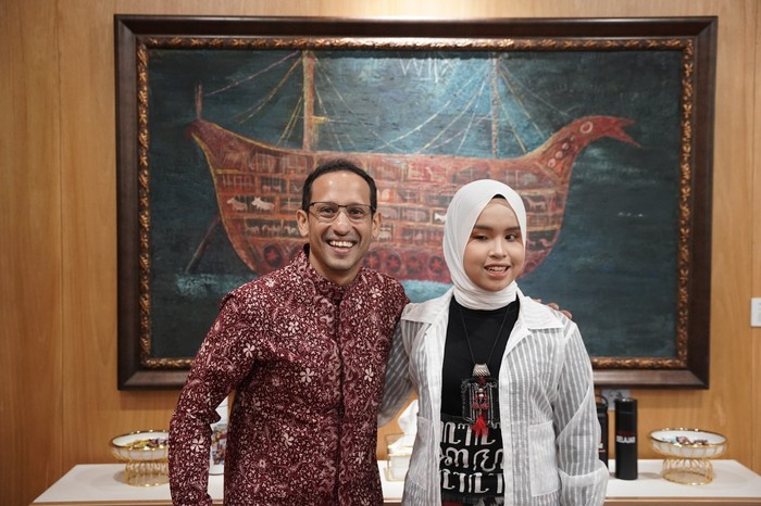 Bertemu Nadiem Makarim, Putri Ariani Diberi Beasiswa Kuliah di Juilliard School