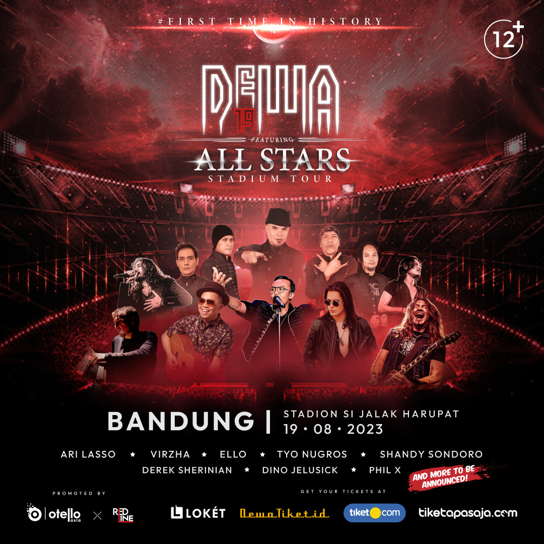 DEWA19 featuring ALL STARS STADIUM TOUR 2023 Resmi Mengumumkan Akan Mengguncang Bandung