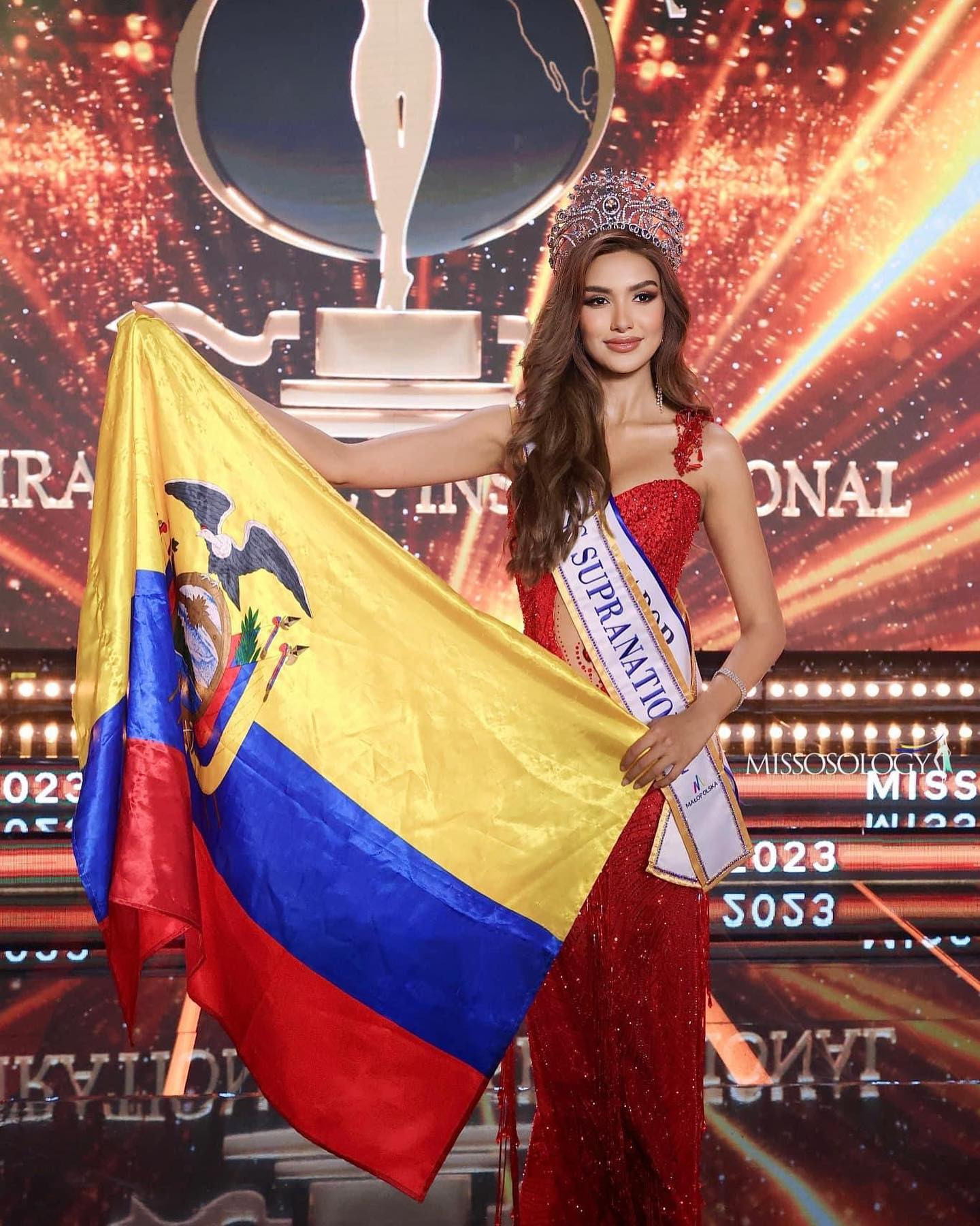 Selamat! Andrea Aguilera Wakil Ekuador Juara Miss Supranational 2023