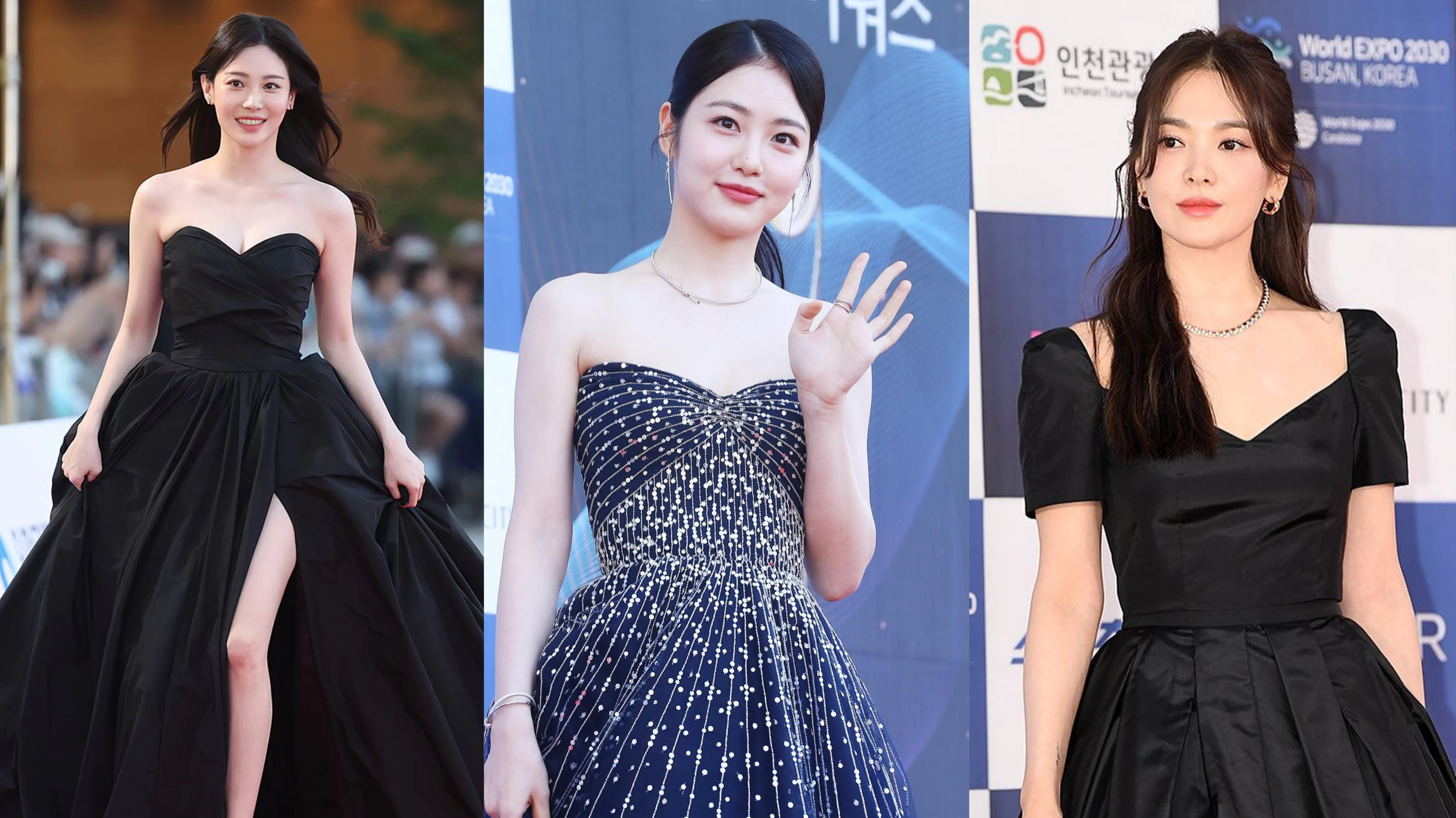 Bertabur Visual, Penampilan Terbaik Selebriti Korea di Blue Dragon Series Awards 2023