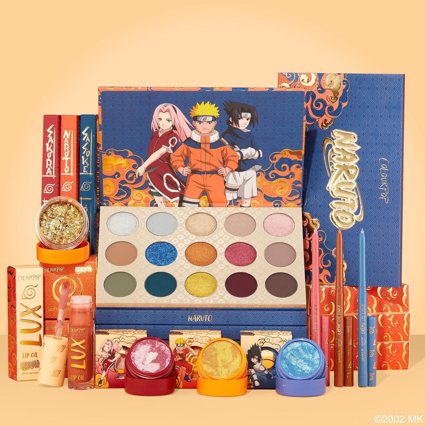 Pecinta Anime Merapat! ColourPop Rilis Koleksi Makeup Terbaru dengan Animasi Ikonik Naruto