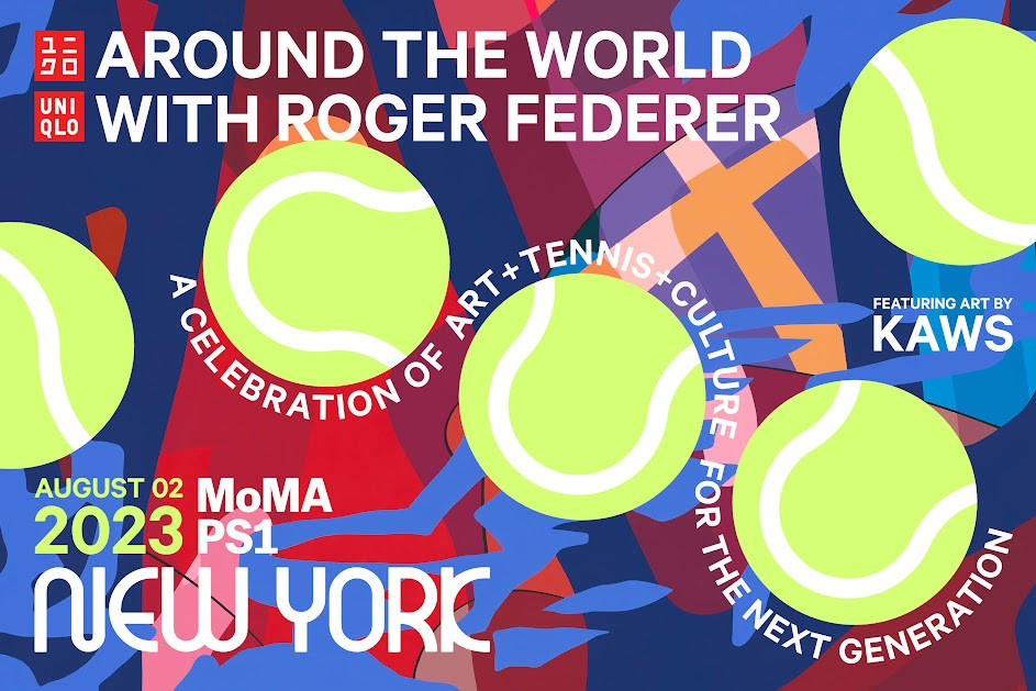 UNIQLO, Roger Federer, dan Kaws Luncurkan Around The World with Roger Federer