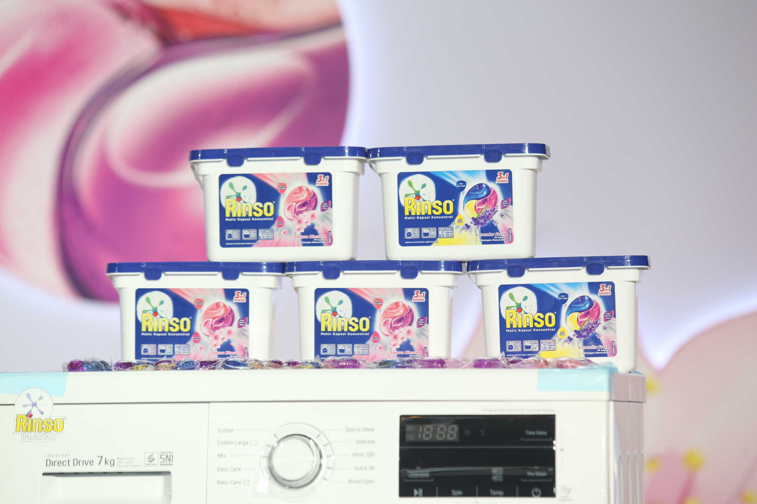 Rinso Matic Kapsul 3 in 1, Siap Upgrade Pengalaman Mencuci Masyarakat Indonesia