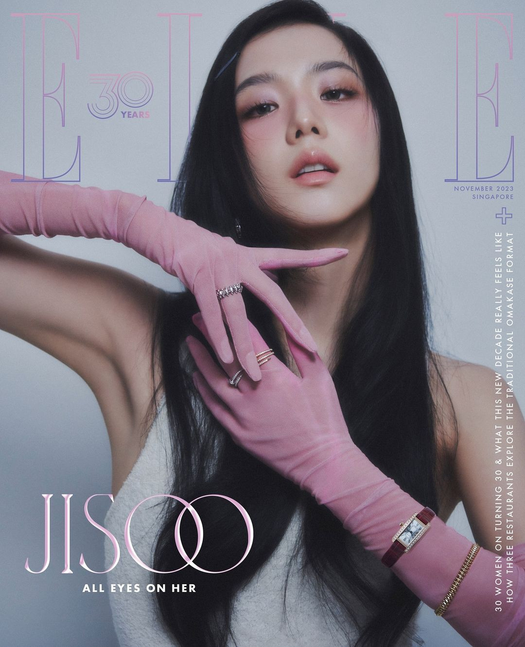 Jisoo Blackpink Pancarkan Auranya Di Cover Majalah Elle Singapore Edisi Spesial