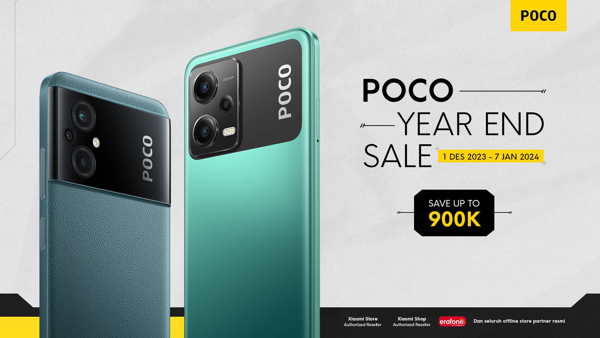 POCO Tawarkan Harga Terekstrem Hemat hingga Rp900 Ribu!
