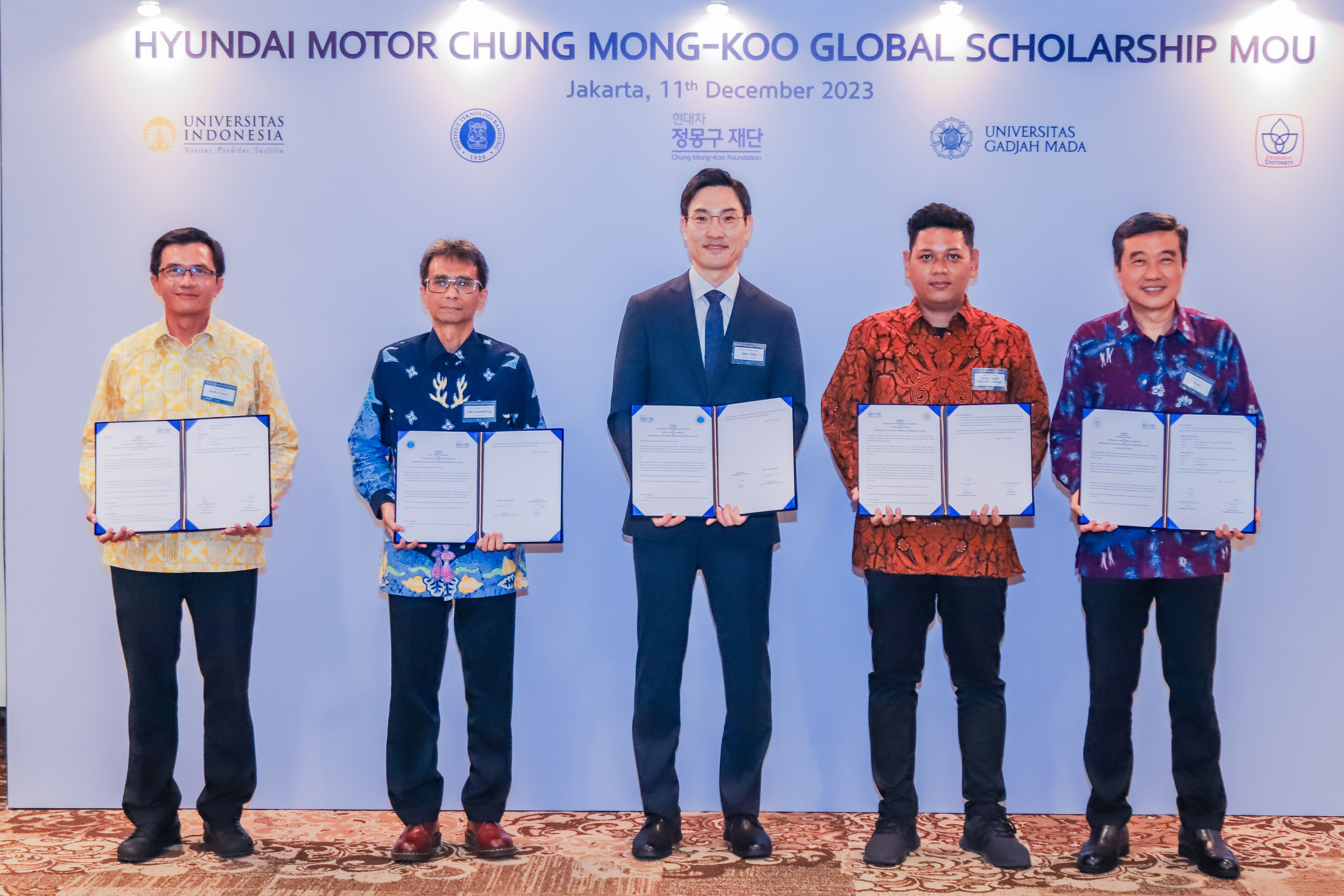 Hyundai Motor Chung Mong-Koo Berikan Program Beasiswa Untuk Generasi Muda Indonesia