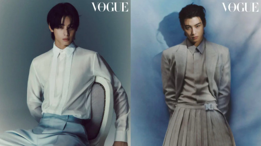 Bikin Terpana, Cha Eun-woo Unjuk Visual Unreal di Digital Cover Vogue Korea