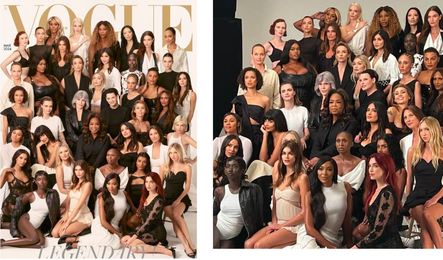 Ikonik! British Vogue Berhasil Kumpulkan 40 Selebriti Wanita Dalam Satu Cover Majalah
