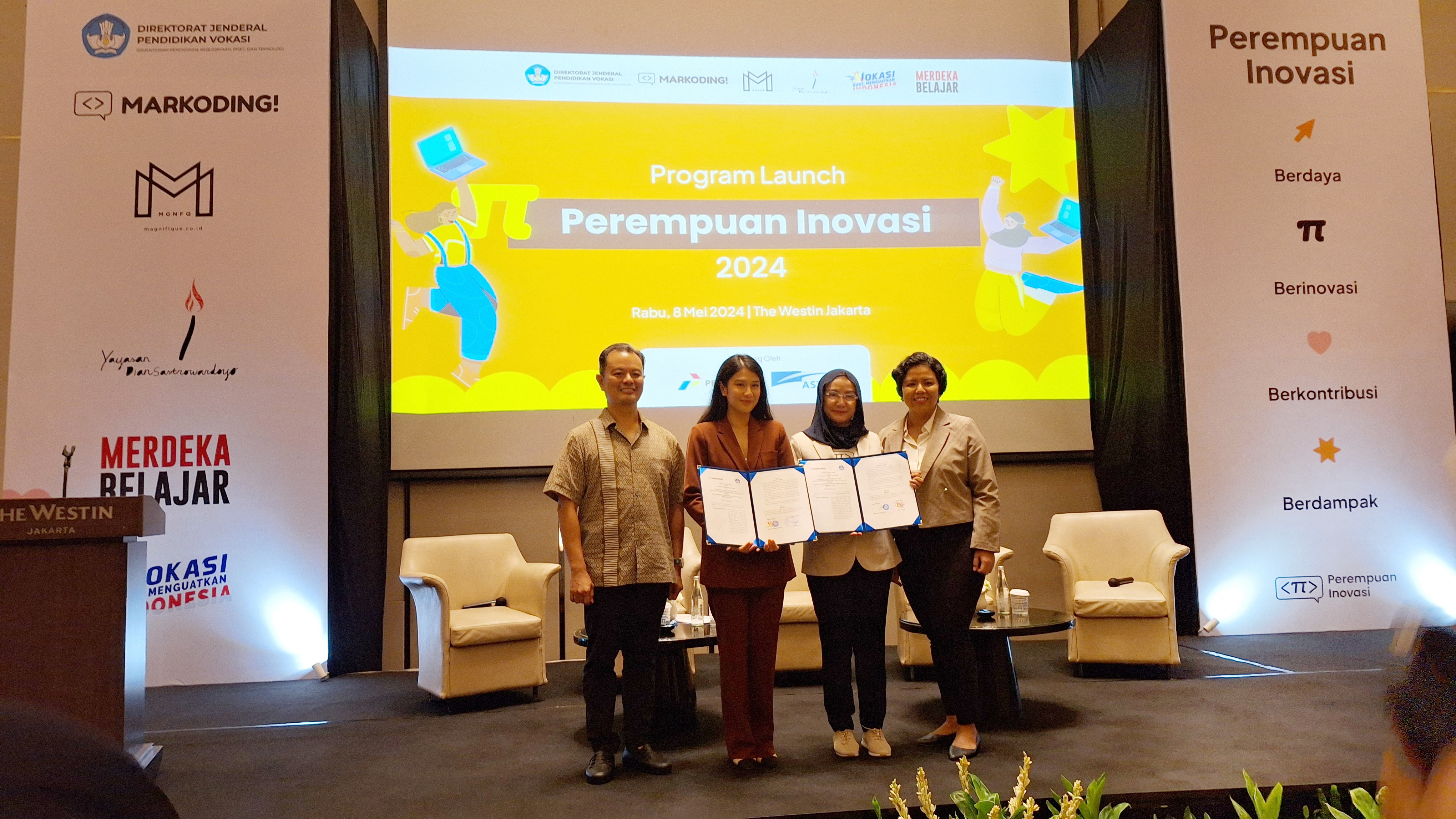 Perluas Cakupan, Program Perempuan Inovasi 2024 Resmi Diluncurkan