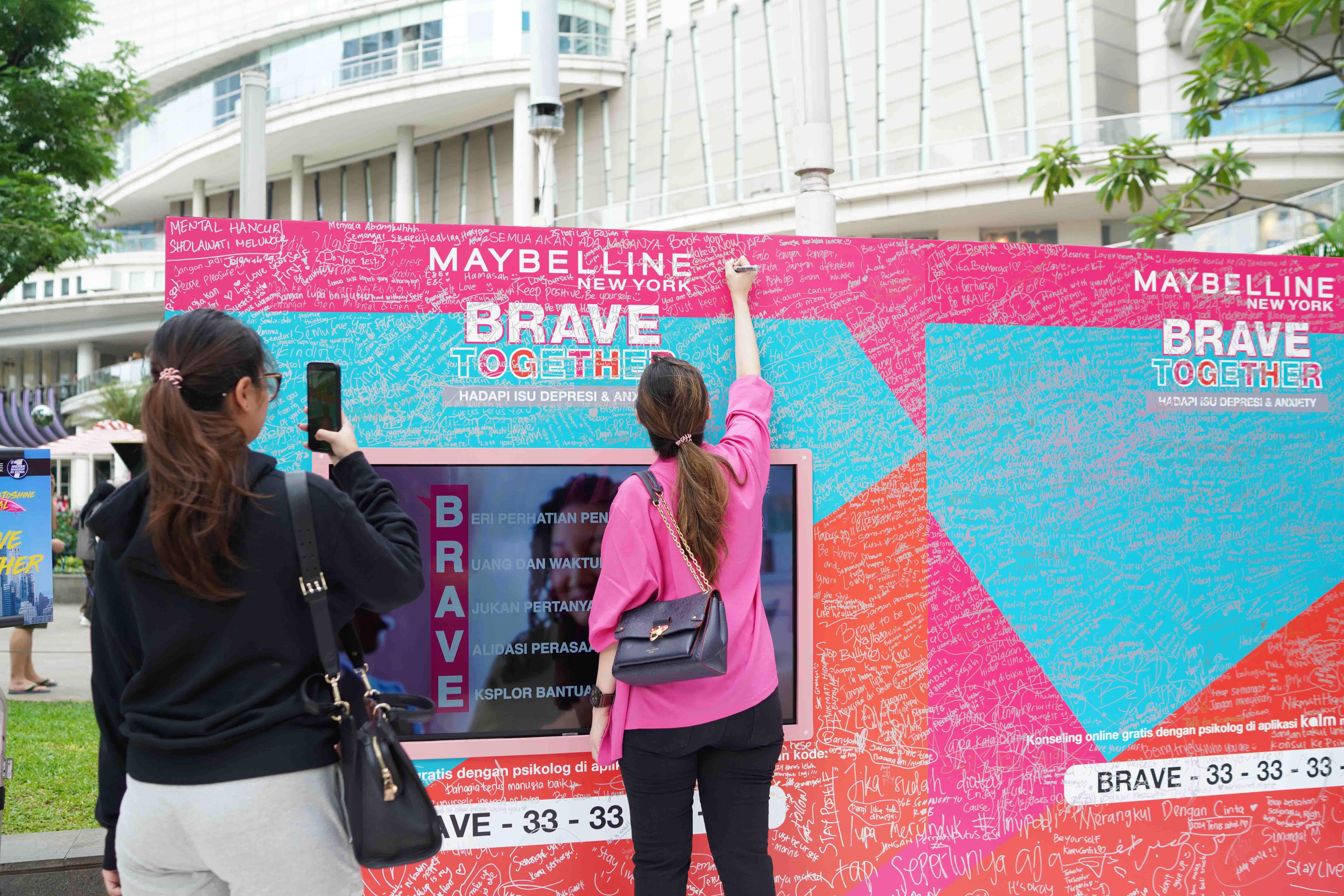 "Brave Together", Maybelline Beri Akses Lebih dari 40 Ribu Sesi Konseling Kesehatan Mental