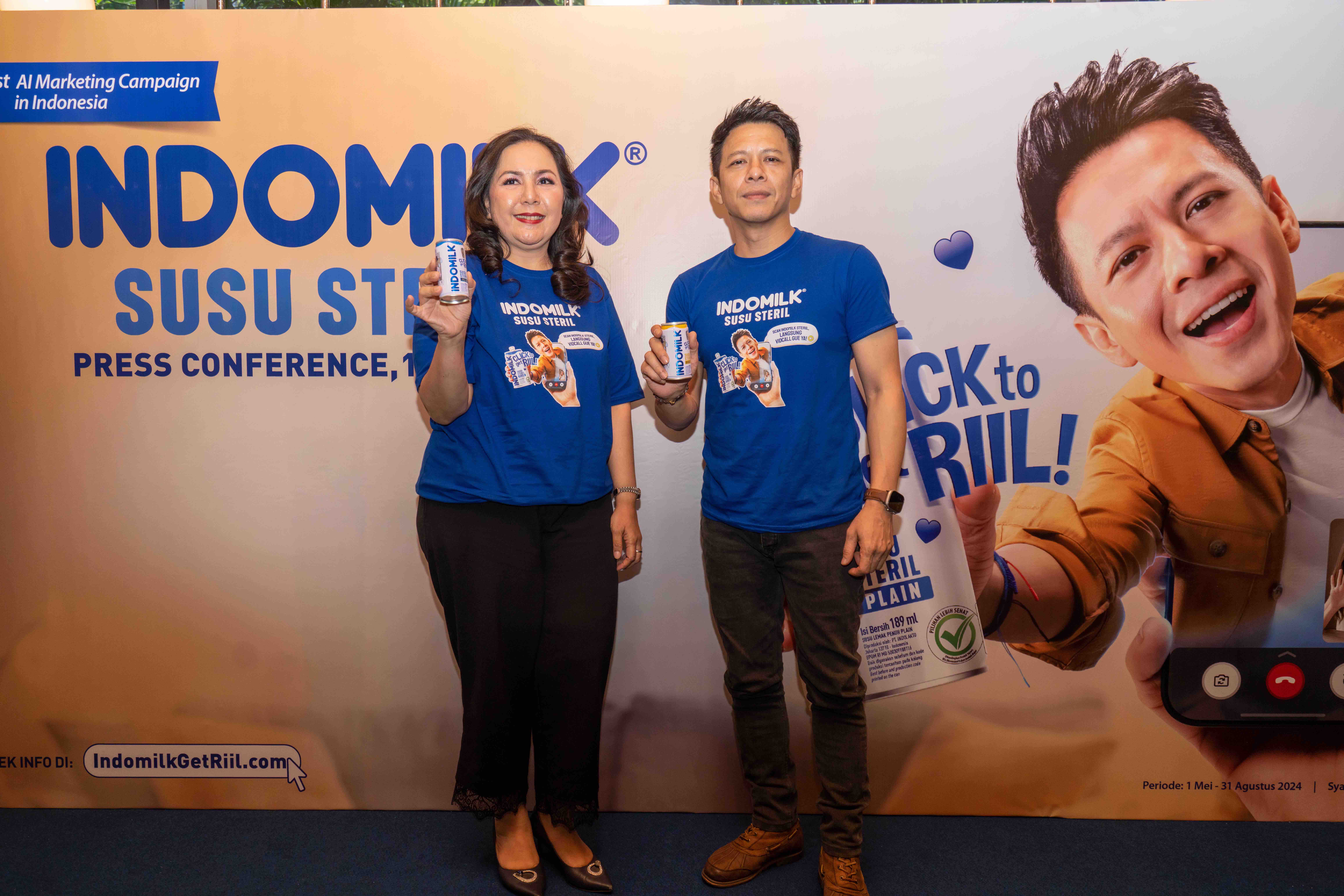 Kini Semua Bisa Disemangatin Ariel NOAH dengan Teknologi AI dari Indomilk Steril