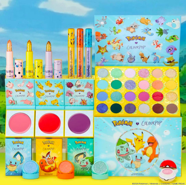 Gemas! ColourPop X Pokemon  Rilis Koleksi Makeup Edisi Terbatas