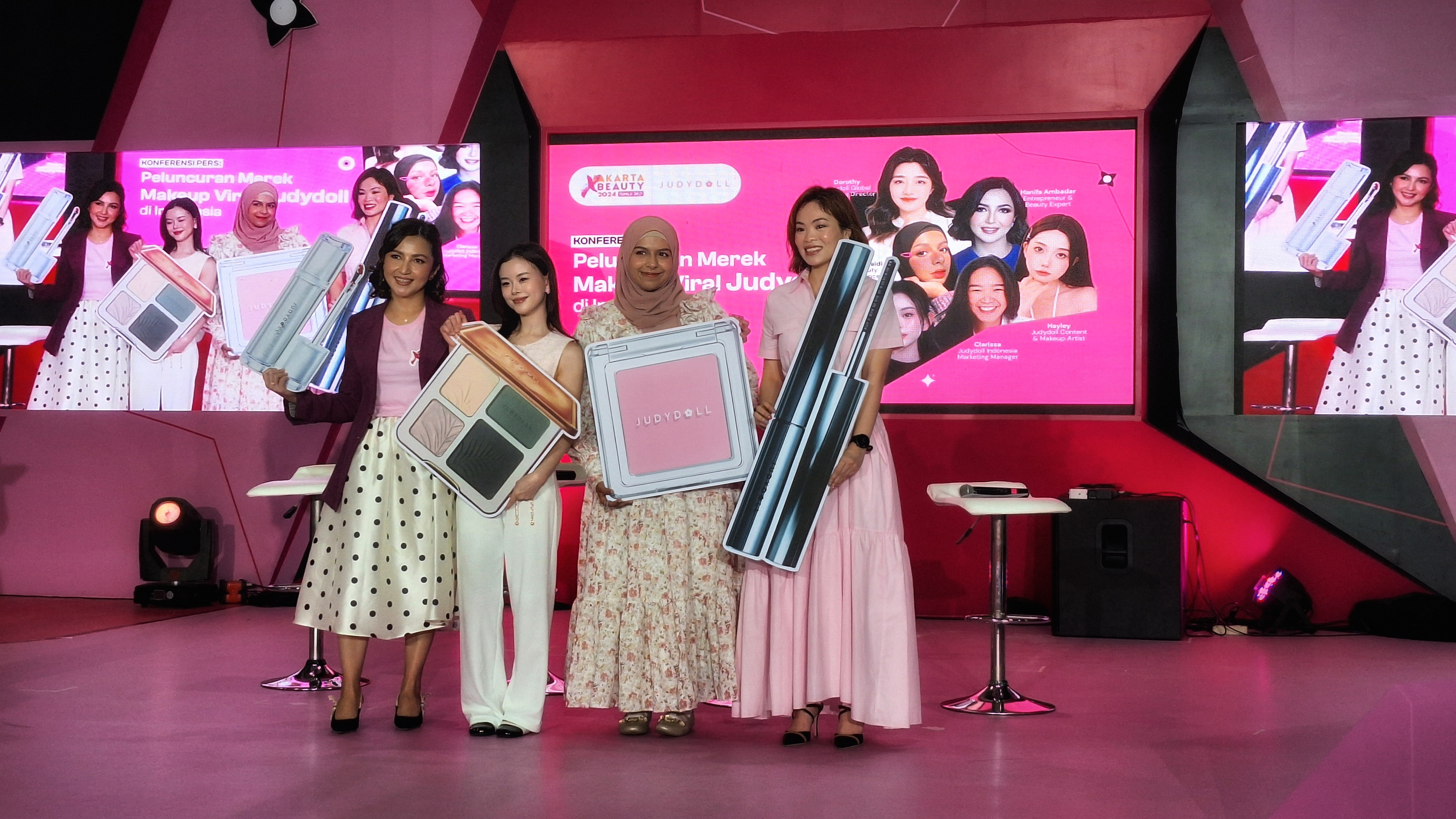 Perdana Masuk Pasar Indonesia, Judydoll Debut di Jakarta X Beauty