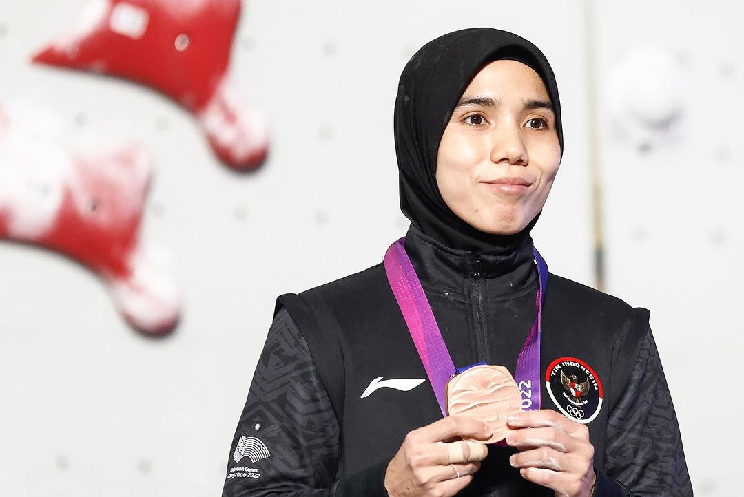 Bangga! Atlet Panjat Tebing Wanita Asal Indonesia Berhasil Lolos Olimpiade Paris 2024