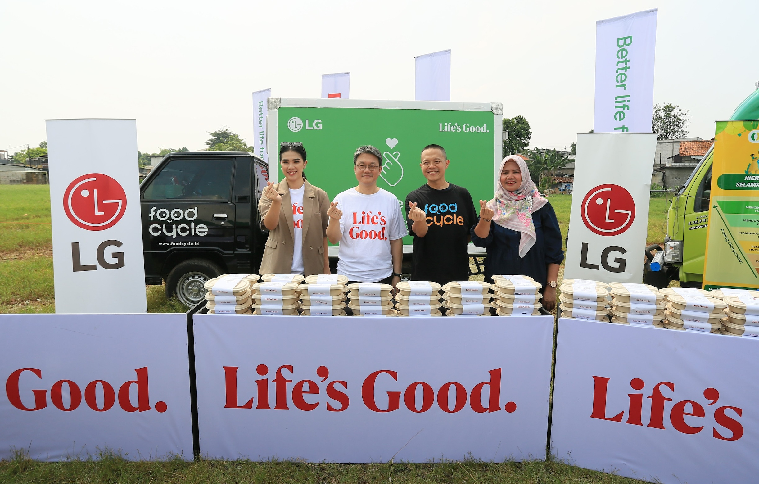LG Distribusikan 3,000 Paket Makanan Sebagai Penutup  Kampanye “Better life for all”
