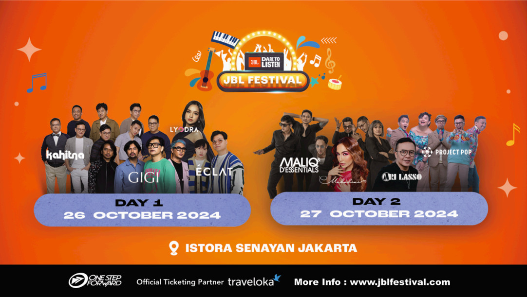 Siap Tampilkan Musisi Top Tanah Air, JBL Festival “Dare To Listen” 2024 Kembali!