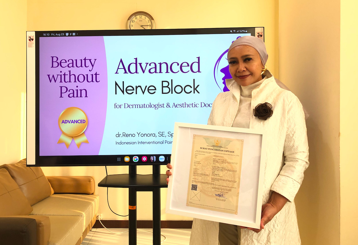 "Beauty without Pain", Dokter Reno Yonora Edukasi Perawatan Kecantikan Tanpa Rasa Sakit