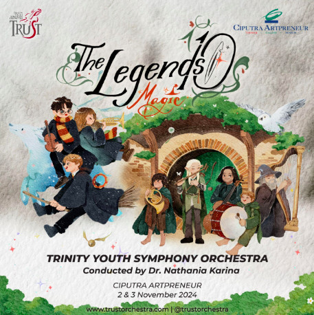 TRUST Orchestra Ajak Penonton ke Dunia Sihir dalam  Konser “The Legends 10”