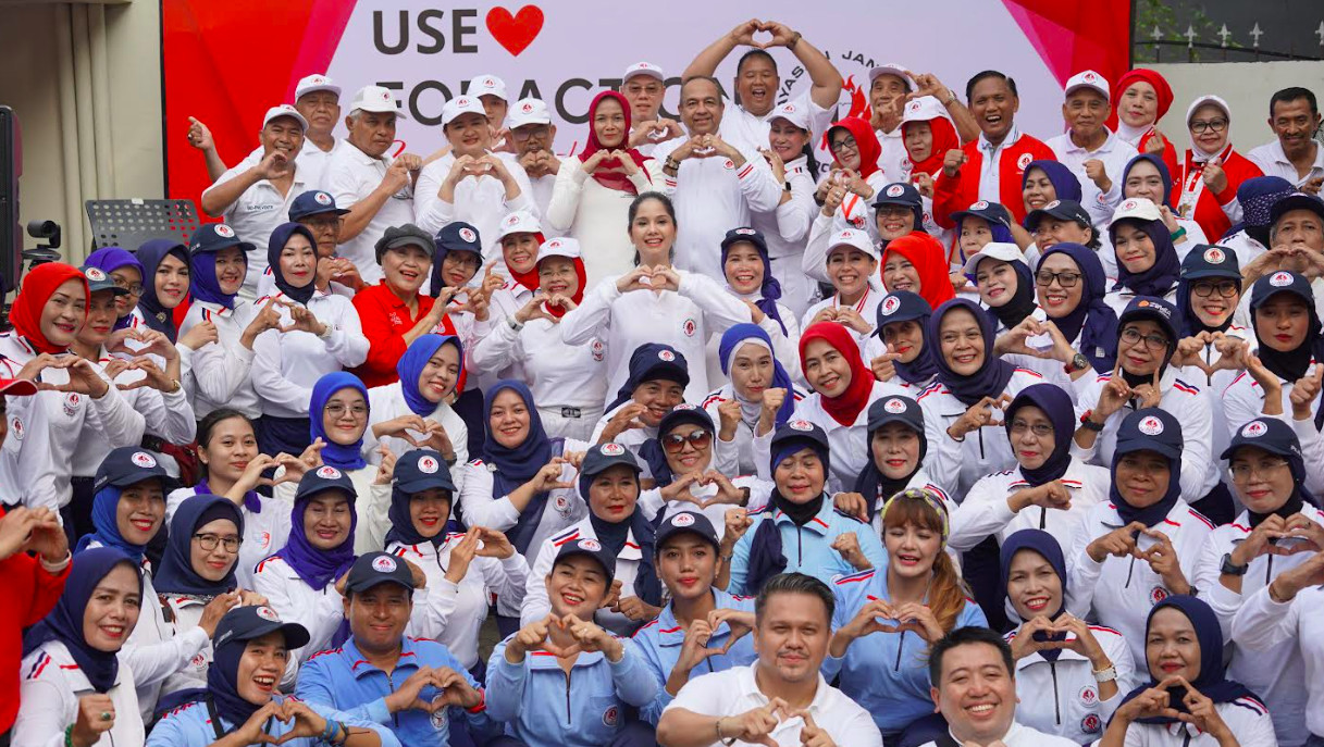 HUT Ke-43 Yayasan Jantung Indonesia, Annisa Pohan Yudhoyono Ajak Masyarakat Aktif Bergerak