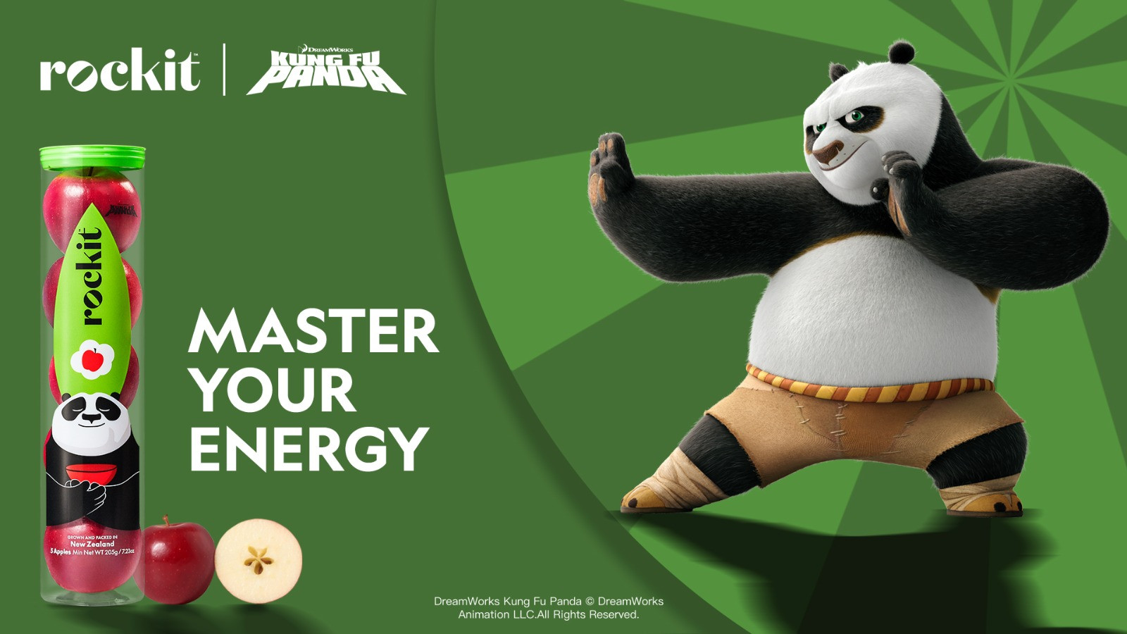 "Master Your Energy", Rockit Apple Kolaborasi dengan Kung. Fu Panda