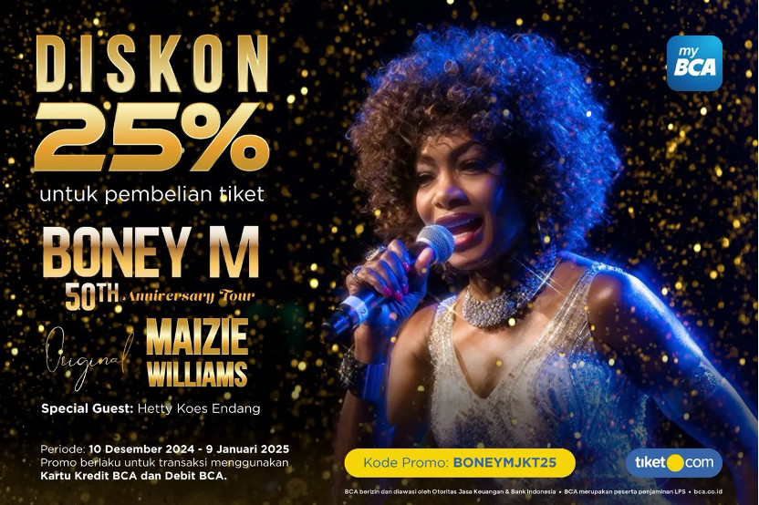 Hetty Koes Endang Turut Meriahkan Konser BONEY M 50th ANNIVERSARY TOUR