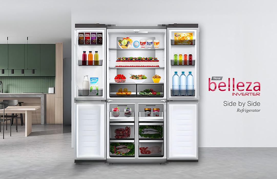 Dukung Tren Gaya Modern, POLYTRON Rilis Side Side New Belleza 4 Pintu