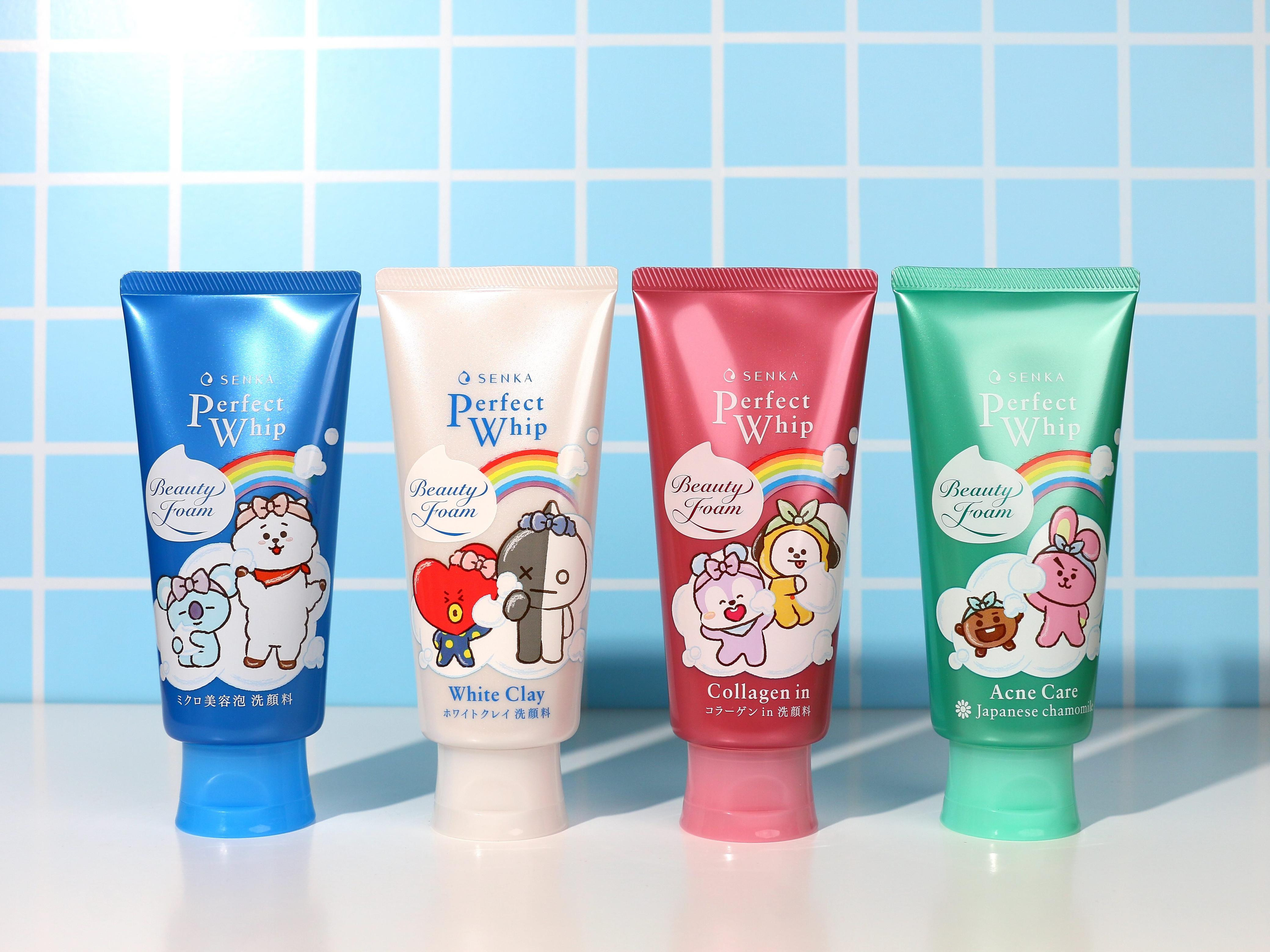 Senka x BT21 Hadirkan Pembersih Wajah untuk Kulit Bersih dan Cantik