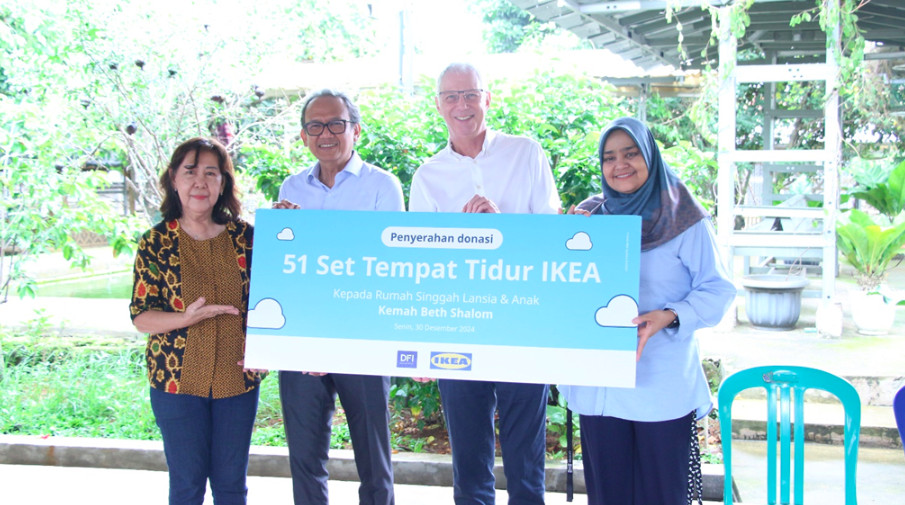 IKEA Salurkan Donasi Perlengkapan Tidur untuk Panti Jompo & Panti Asuhan